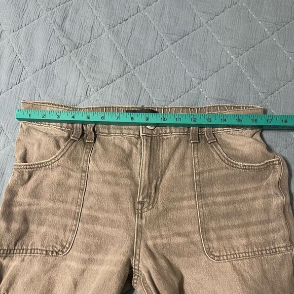 Aeropostale Mid Rise Cargo Jeans L Short - Picture 4 of 7